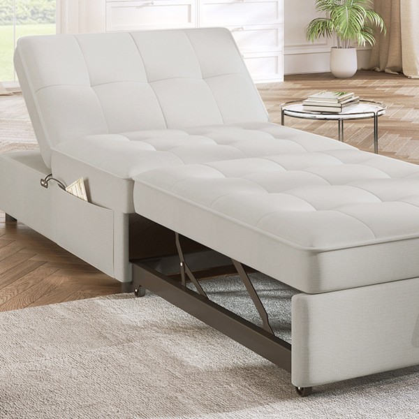 Tecnología plegable sin reposabrazos anti-cat arañazo de terciopelo pequeño y medio tipo sala de estar dormitorio sofá cama multifuncional