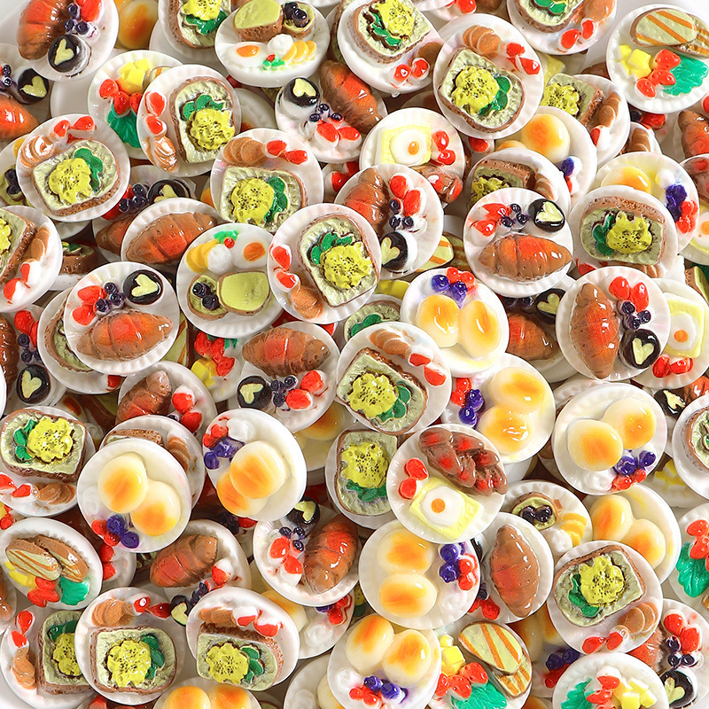 樹脂シミュレーションミニチュア食游diyアクセサリー皿皿ピザ皿手作り|undefined