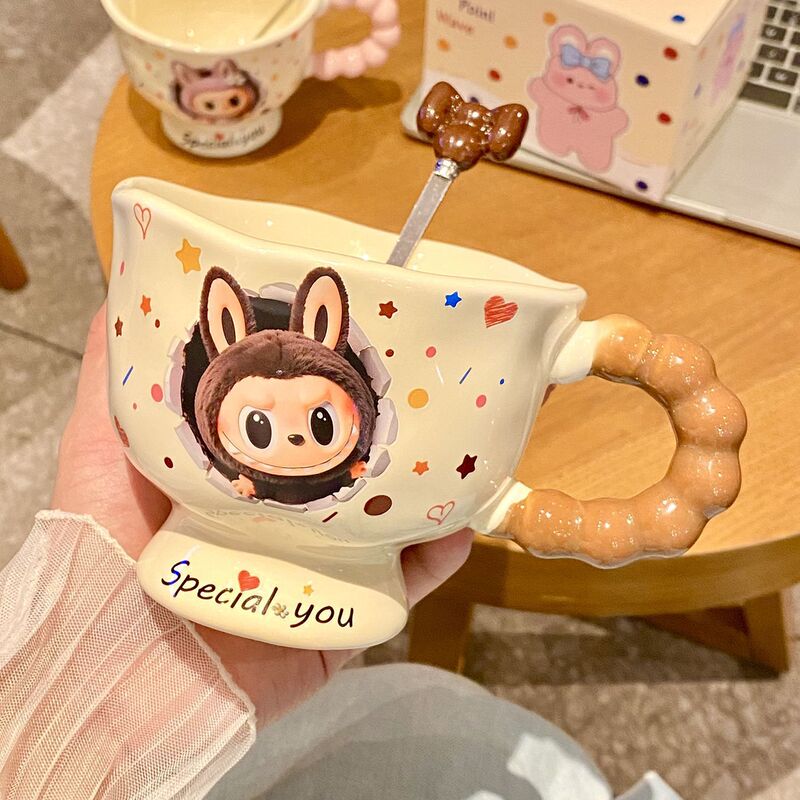 高颜值ins马克杯小布布情侣杯子生日礼物陶瓷水杯女生伴手礼品|undefined