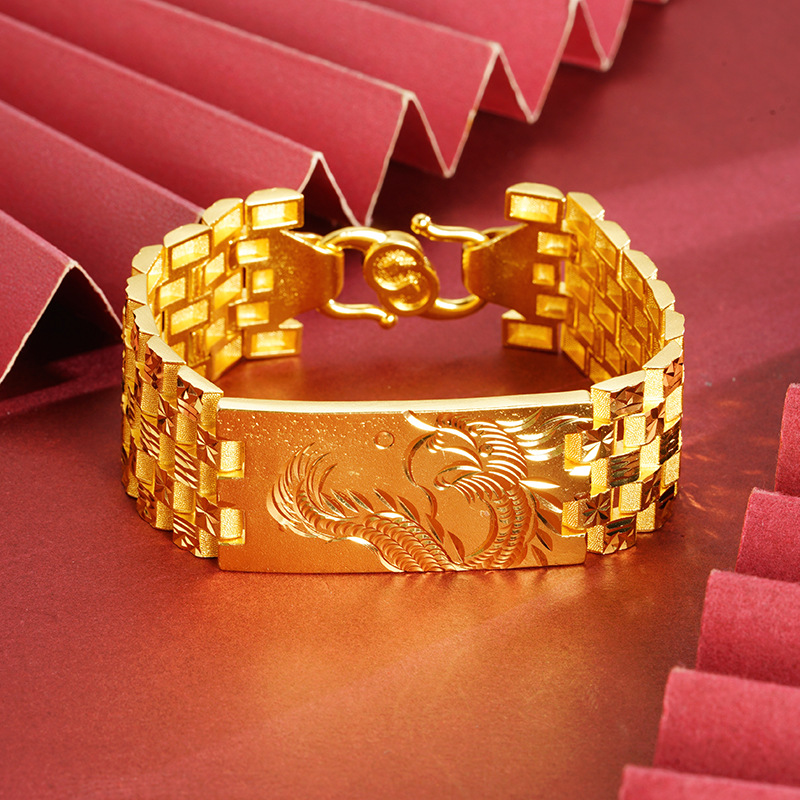 Vietnam Sha Jin Zodiac pulsera de dragón hombre estilo nacional retro pulsera de relojes de brazalete joyería de aleación de cobre Yiwu accesorios