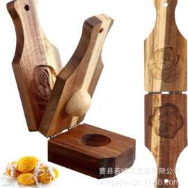 木质压饺子皮磨具清明果压皮器糍粑青团艾米果压皮器雪梅娘压皮架