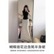 Spring White Bow Floral Fishtail Skirt for Women Summer 2025 New Korean Style Half-Length Hip-Covering Long Skirt