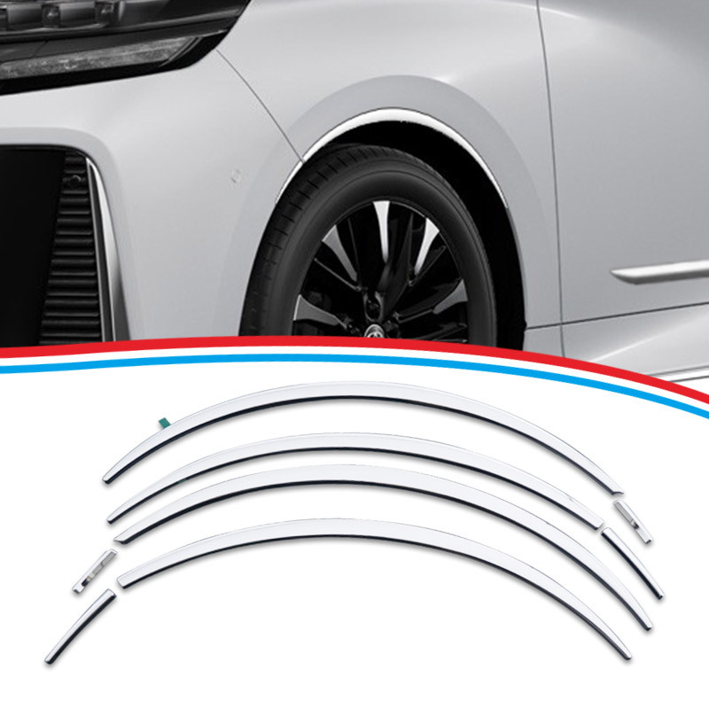 Apto Elfa Wheel Ceja Toyota Alphard Vellfire Fender Flares Tapón del cuerpo