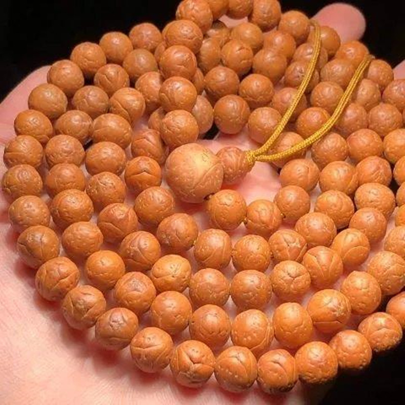 小龙眼菩提108颗天然尼泊尔佛珠麒麟眼凤眼手串手持念珠手持 手串|undefined