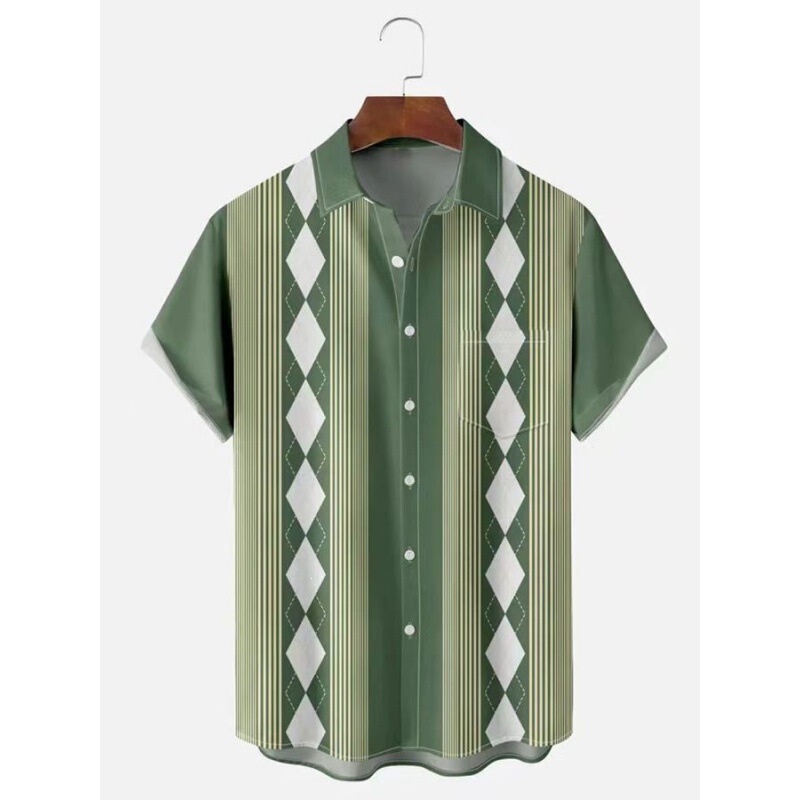 Summer New Cross-Border Men's Fashion Trend Hawaiian Short-Sleeved Shirt 3D Printed Casual Loose Cardigan Shirt Summer New Cross-Border Men's Fashion Trend Hawaiian Short-Sleeved Shirt 3D Printed Casual Loose Cardigan Shirt