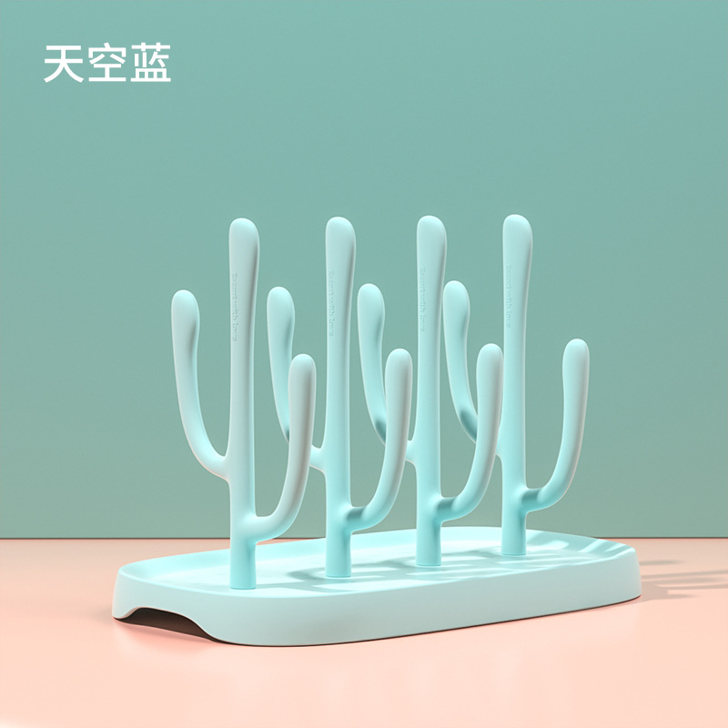 파란색 배수 랙