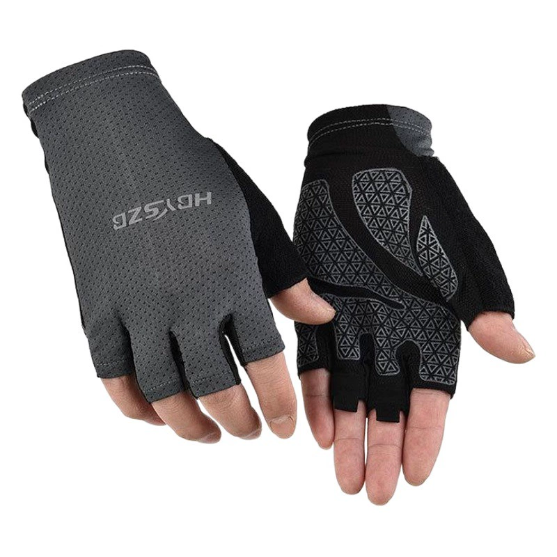 Летние велосипедные перчатки, мужские и женские, солнцезащитные сетчатые, дышащие, быстросохнущие, противоскользящие, для фитнеса, для рыбалки