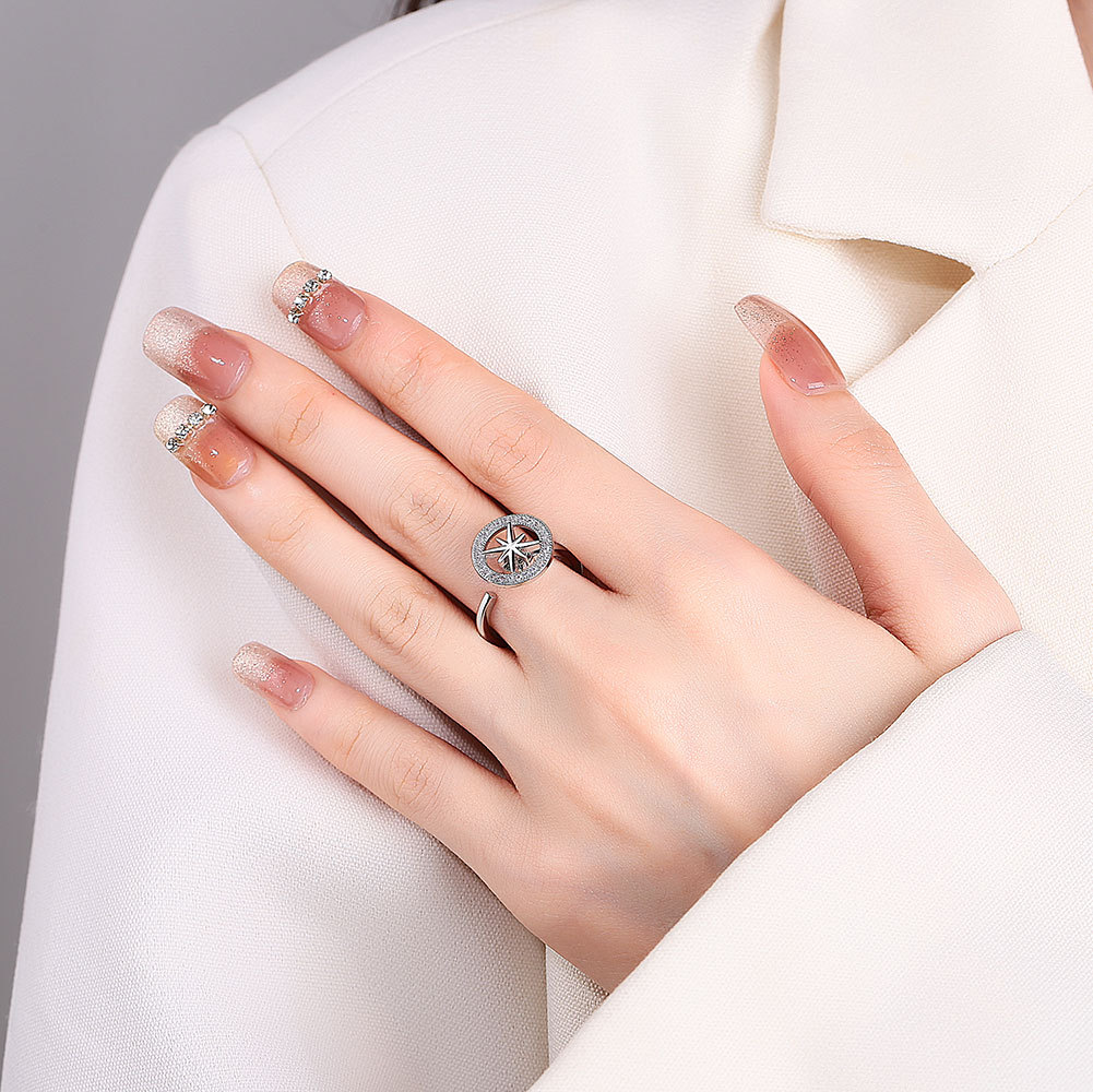 Stylish Fidget Ring For Anxiety Relief And Quiet Stress Control_voghion.com