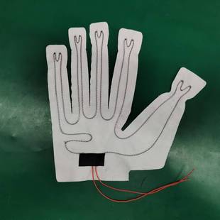 Cycling Ski Glove Heating Sheet Three-Speed Temperature Adjustment Source Factory Processing Glove Heating Sheet Five-Finger Heating Sheet