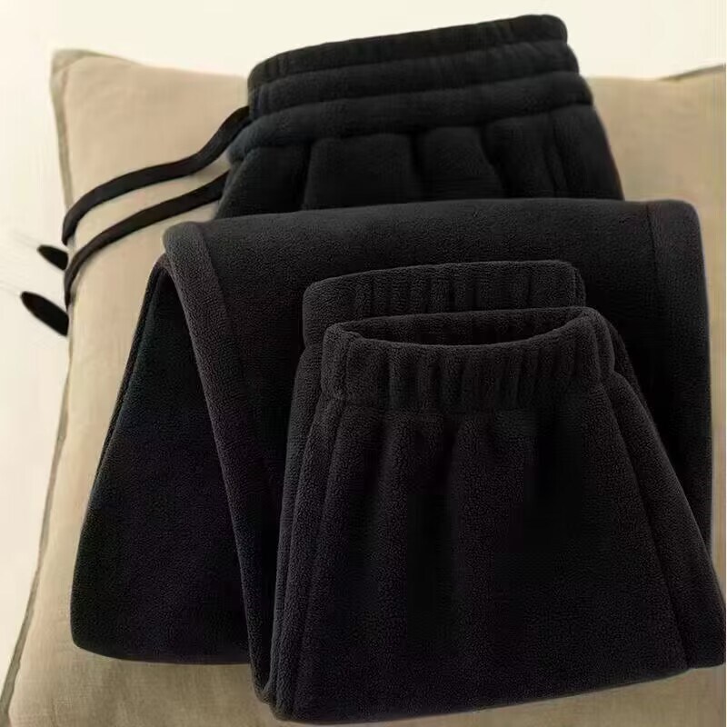 Double-sided Fleece Men's Pants Autumn and Winter Korean-style Fashionable Loose Nose Leg-toe Casual Pants Couple's Sweater Pants Double-sided Fleece Men's Pants Autumn and Winter Korean-style Fashionable Loose Nose Leg-toe Casual Pants Couple's Sweater Pants