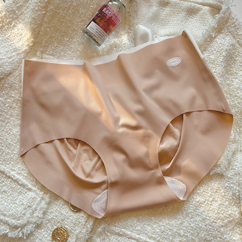 女の子用シームレスアイスシルク下着、セクシーなピーチヒップ3Dマスクパンツ、ヌード感、ヒップカバー、快適でぴったりフィットする女性用下着|undefined