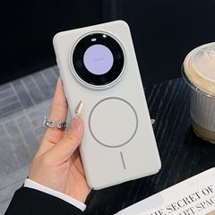 クリエイティブな細い磁気リング付き、Huawei Pura80、マットPC携帯電話ケース、mate70pro、超薄型P60保護ケースに適しています。