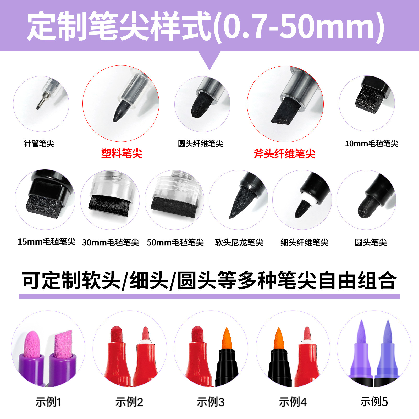 Somic juego de marcadores acrílicos de doble cabezal personalizado impermeable DIY lápiz de graffiti de cerámica pintado a mano rotulador de pintura