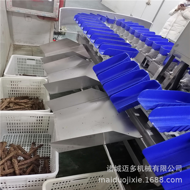 鸡鸭鹅翅分选级 江苏鸭头鸭脖等级分拣机 鸭脖重量分选机