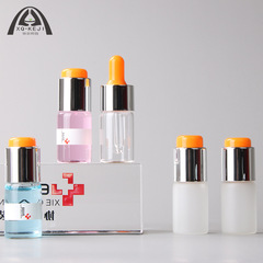 現物ガラススポイト瓶5ml 10ml化粧品包装瓶押圧式精華液水粉混合一体瓶