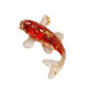 Crystal Gum Dropping Koi Ornaments Year after Year Fish Desktop Resin Crafts Gold ingot Koi Crystal Ornaments