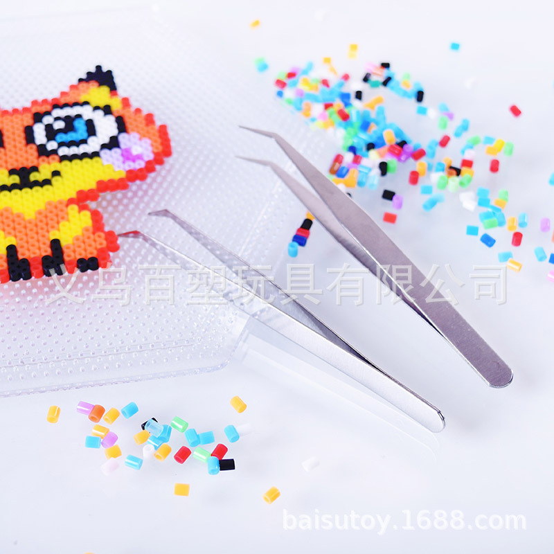 Rompecabezas y guisantes Clip de plástico Llavero Accesorios de cordón de papel caliente Accesorios de juguete educativo de bricolaje hechos a mano para niños