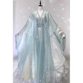 仙侠风汉服女影视剧同款古装交领齐腰大袖襦古风演出2025新款