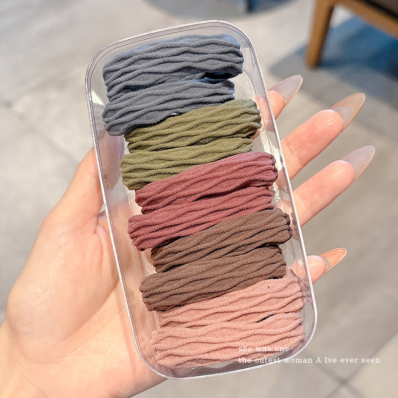 Coleteros negros para mujer, bandas para el cabello, cuerdas para el cabello, anillos para el cabello, accesorios para el cabello estilo 2026, bandas elásticas para cola de caballo alta, cubiertas para el cabello para niñas.