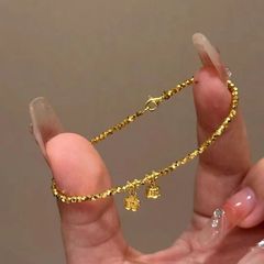金色の砕銀の何両の鈴蘭のブレスレットの女性の軽い豪華な気質の小さい大衆の設計のファッションの高級感の親友の贈り物