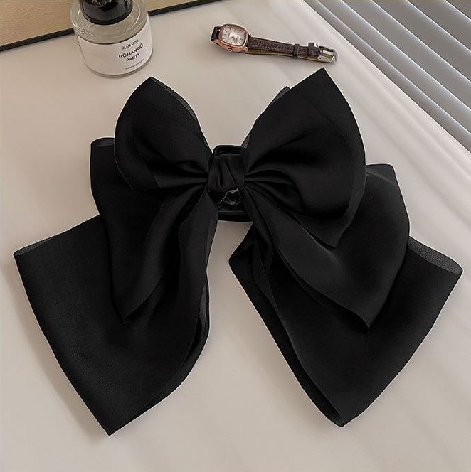 Women's Gender Women's Sweet Bow Knot Cloth Hair Clip Hair Claws