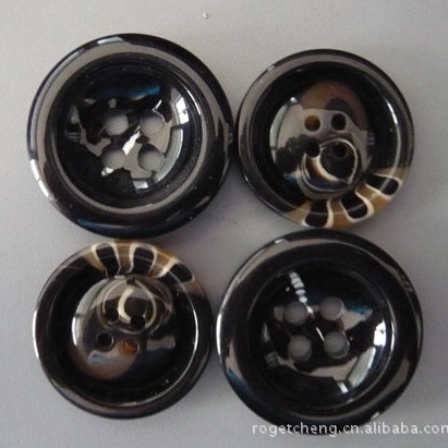 休闲西服花式扣西装领扣风衣大衣外套树脂纽扣现货批发