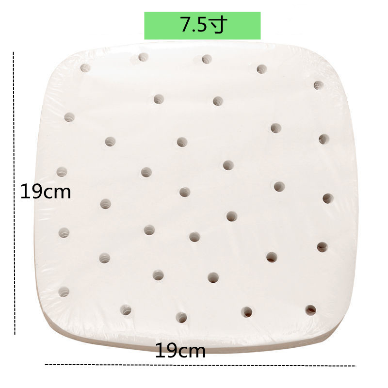 Directo de fábrica freidora aire especial almohadilla de papel cuadrado redondo hogar hornear alta temperatura resistente aceite de silicona de doble cara grado alimenticio