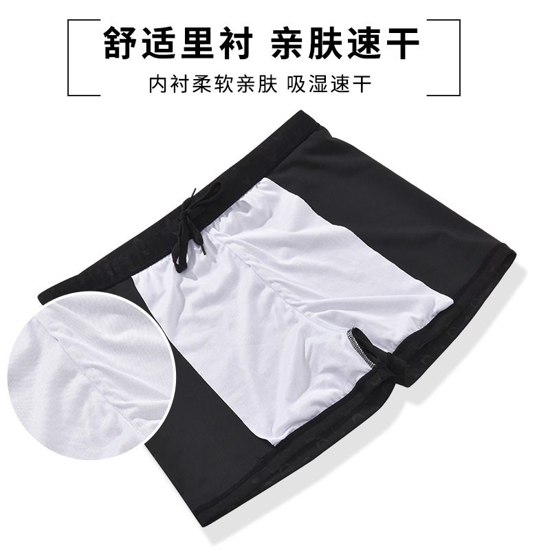 Boxer de los hombres bañador directo de fábrica más tamaño moda suelta transpirable anti-vergüenza playa vacaciones de aguas termales bañador