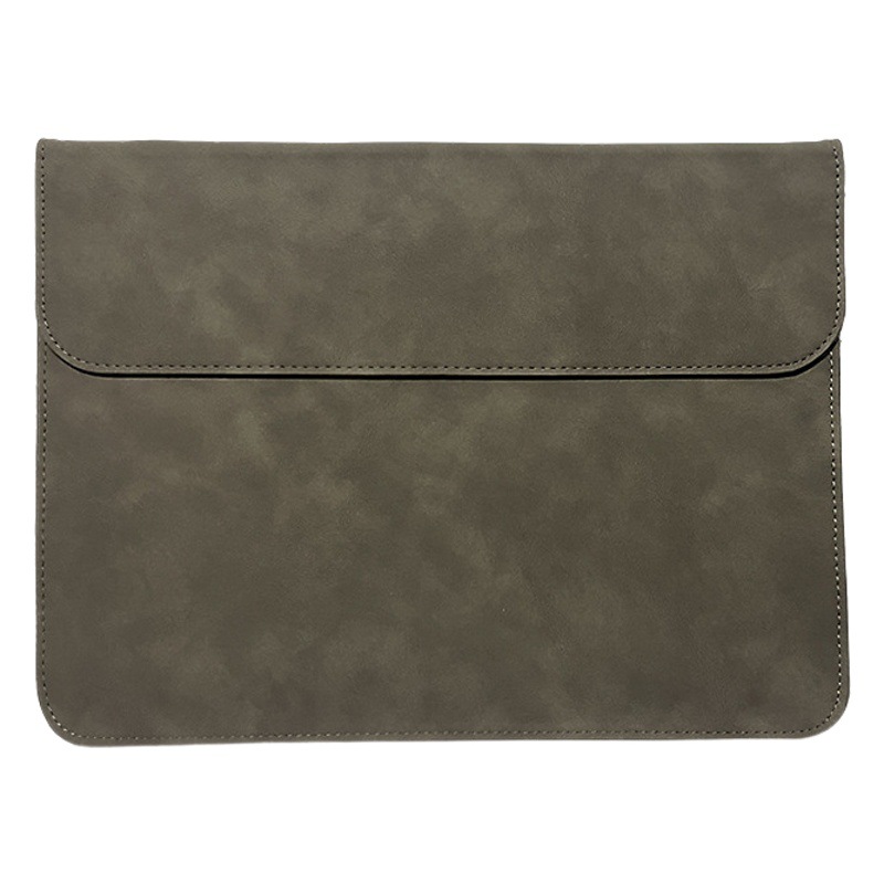 New suitable for Lenovo 14-inch laptop bag imitation leather velvet computer liner bag protective case in stock wholesale