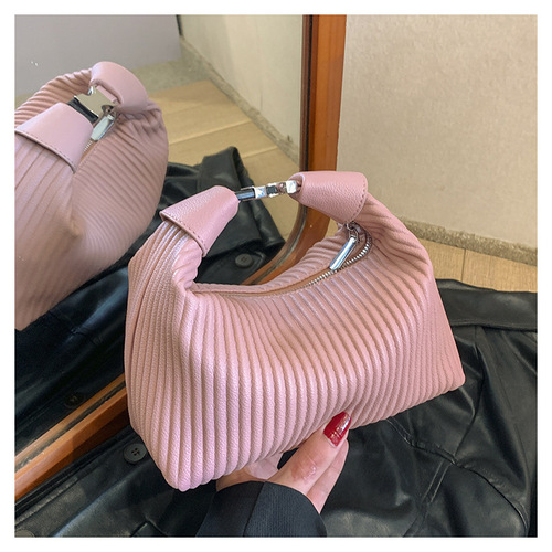 Cross-border Women's Handbags  New Fashion Trendy High-Quality Embossed Simple Chic Single Shoulder Crossbody Bag