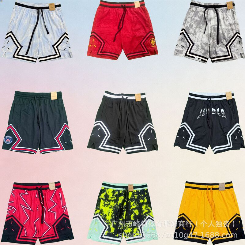 New American-Style Street Fashion Aj Casual Breathable Quick-Dry Comfortable Basketball Shorts Wholesale