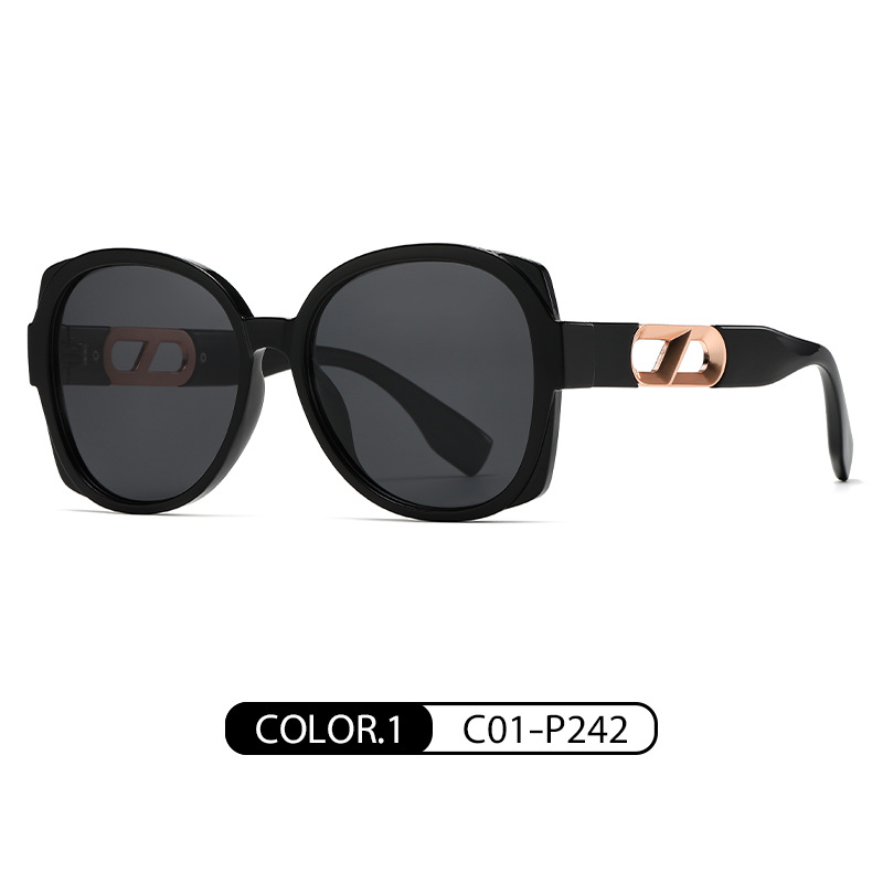 Nuevas gafas de sol polarizadas TR7558 Fashion Street Shooting Ladies Gafas de sol al aire libre Gafas de sol polarizadas con protección solar