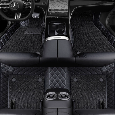 Floor Mats — Ayaqaltılar (Kovriklər) - black-shu-fiber-double-layer-foot-mats