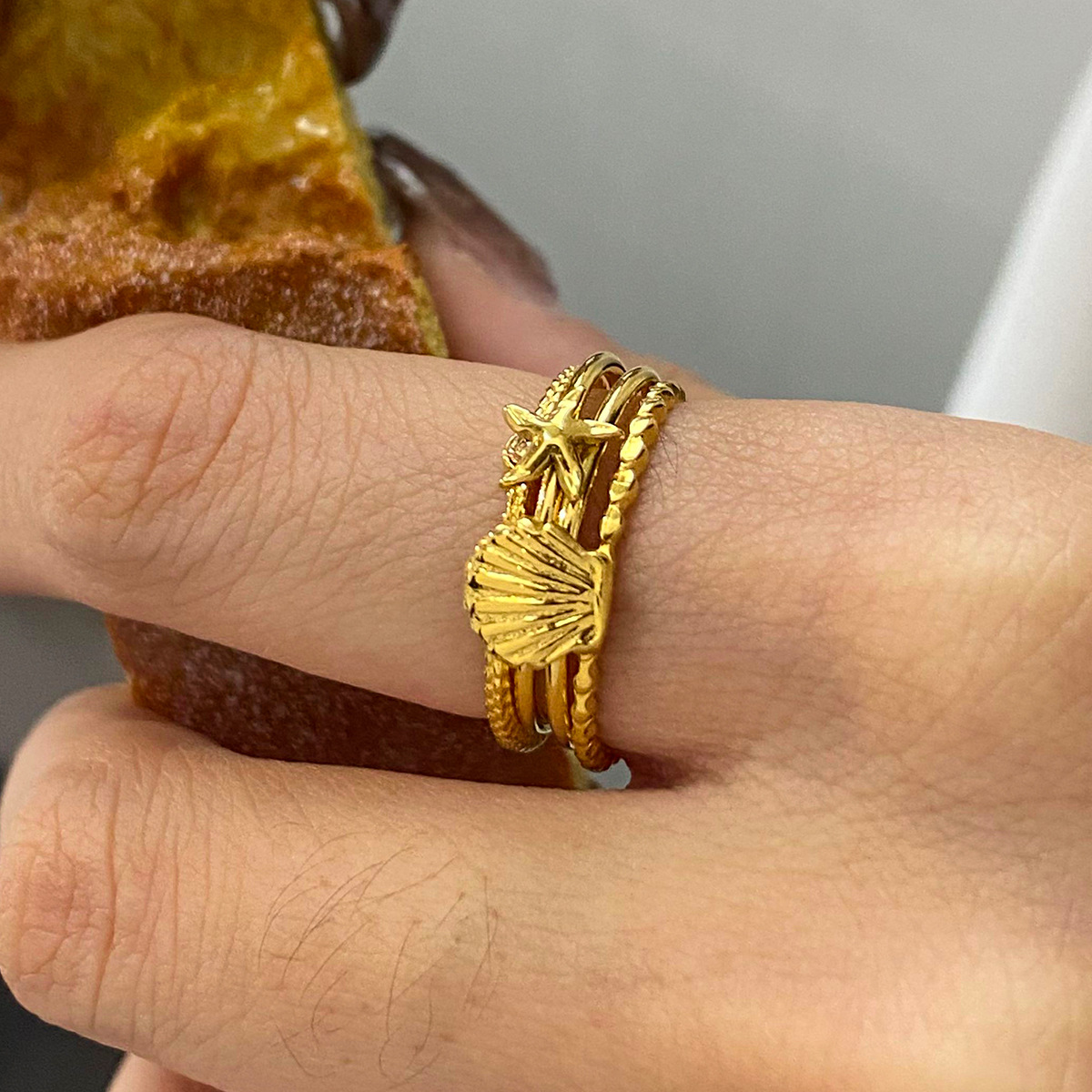 9g Weight Rings Classification One Size Ring Size 1 Piece Quantity Holiday, Daily Occasion 304 Stainless Steel Material Geometric Pattern All Seasons Season Women's Gender Plating Design Retro, Classic Style Style Wholesale Jewelry Retro Classic Style Geometric 304 Stainless Steel Plating Rings 8