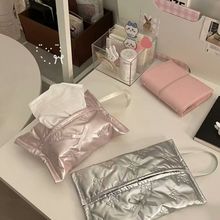 少女心蝴蝶结纸巾抽ins韩版高颜值女生宿舍家居桌面收纳纸巾套