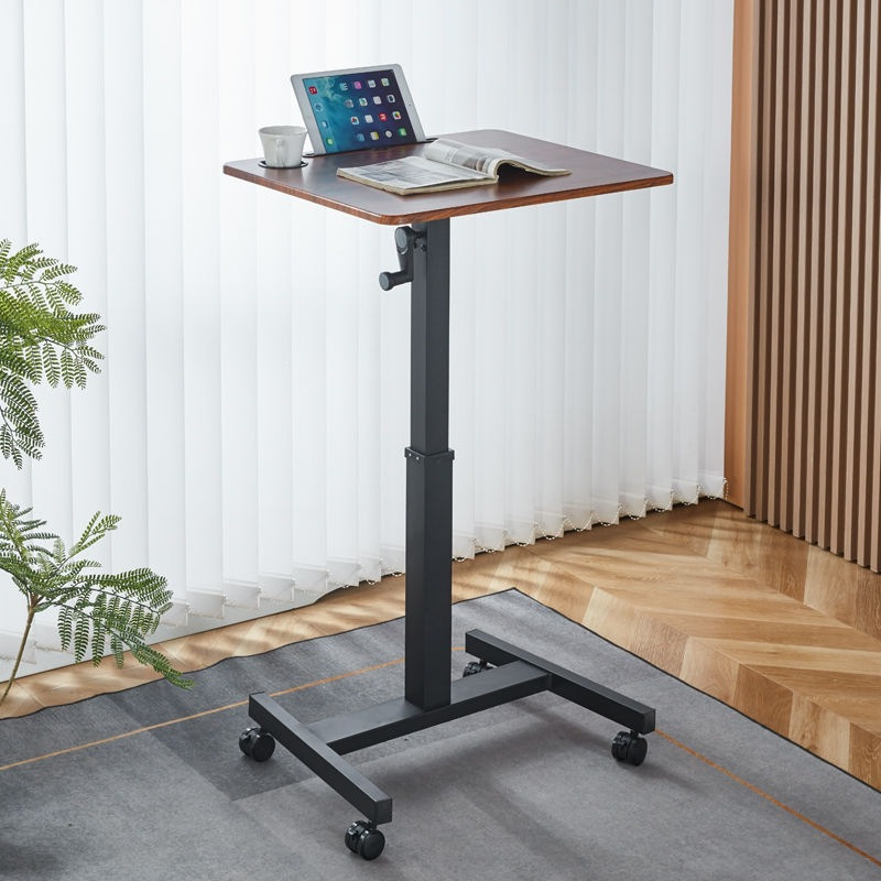 Simple Adjustable Height Desk, Mobile Study Desk, Standing Desk, Study and Office Desk, Standing Workstation, Bedside Table