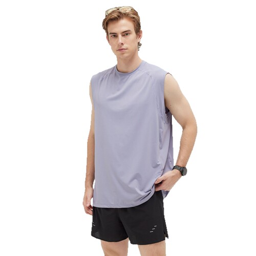 Cool sports vest for men quick-drying loose ice silk American running basketball training fitness clothing marathon vest for men