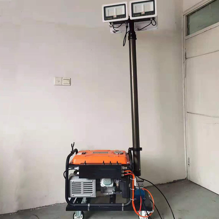 Vehículo de iluminación móvil remolque halógeno iluminación vehículo ingeniería de iluminación móvil equipo de iluminación de elevación hidráulica