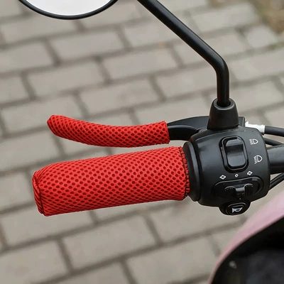 Handlehold cover Cover, New Summer Model for - 1-pair-of-red-breathable-tram-handle-gloves-breathable-and-sweat-absorbent-routine