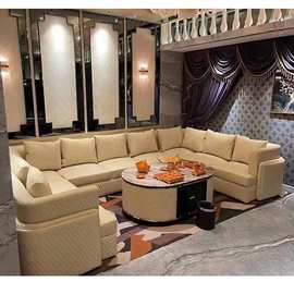 佛山工厂专业定制家庭影院影音室带USB手机充电唱K沙发KTV沙发