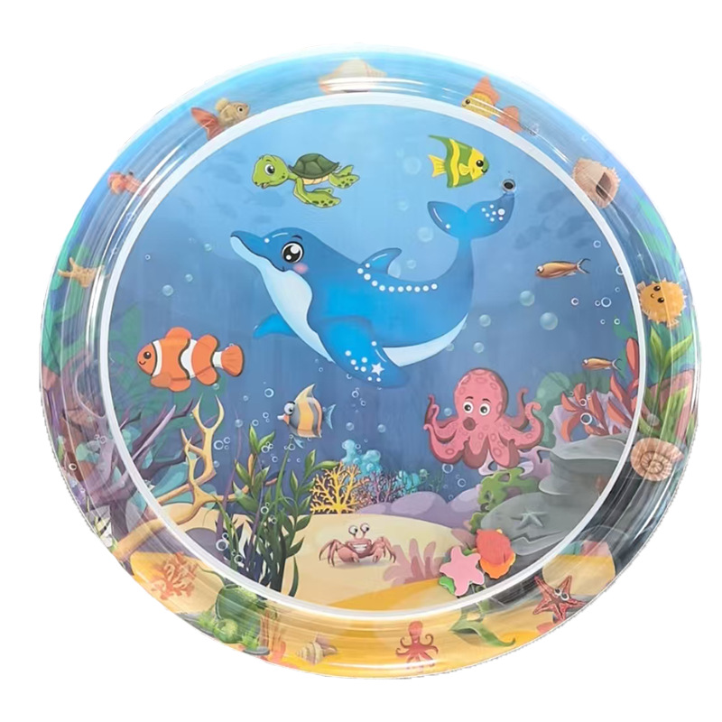 Cojín de palmaditas inflable para niños transfronterizos de Amazon Cojín de agua de palmaditas para bebés engrosado Cojín de juguete de palmaditas para bebés al por mayor