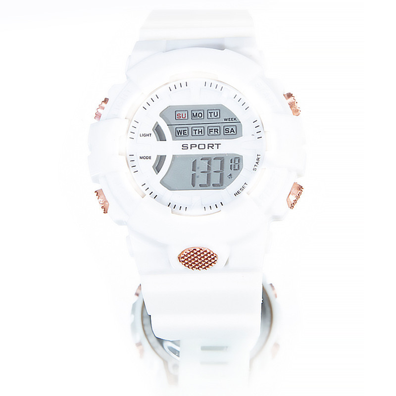 Nuevo simple estudiante deportes LED reloj electrónico niños luminosos hombres y mujeres multi-funcional reloj electrónico en stock al por mayor