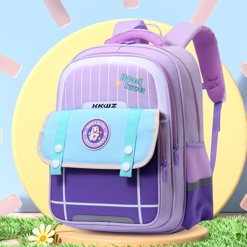 Nueva venta al por mayor de dibujos animados estudiante de la escuela primaria grado 3-6 mochila para niños lindo alivio de Carga Protección de la columna vertebral impermeable mochila para niños