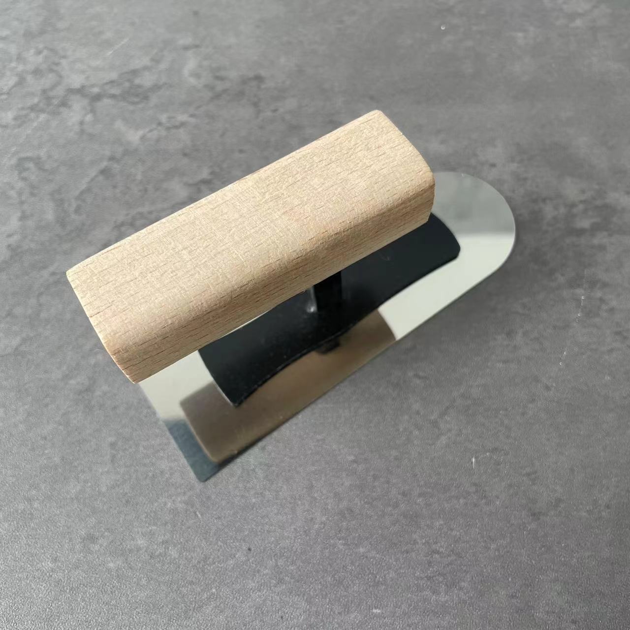 迷你圆角尖角方角不锈钢抹刀艺术涂料马来漆灰泥收光硅藻泥抹泥刀