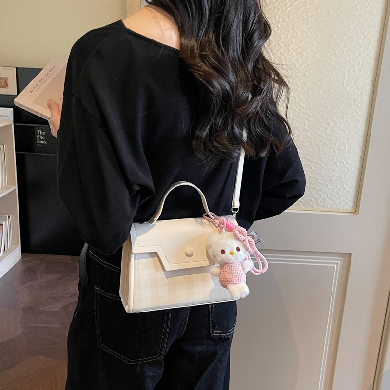 Cute bolso de estilo universitario 2026 nuevo estilo extranjero mujer sensación diaria mochila bolso de almohada de nicho