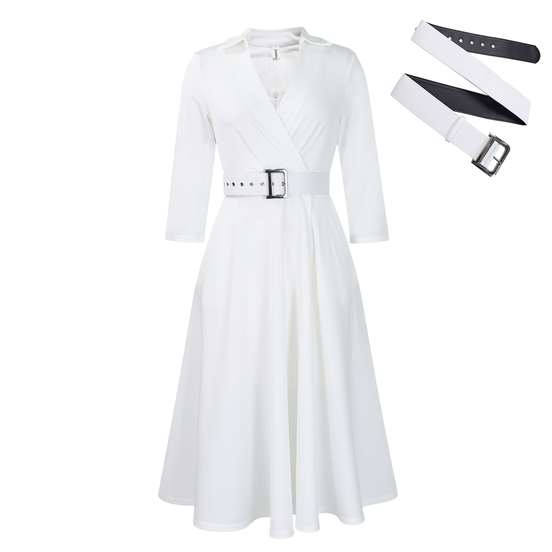 Women's Elegant Solid Color Dress