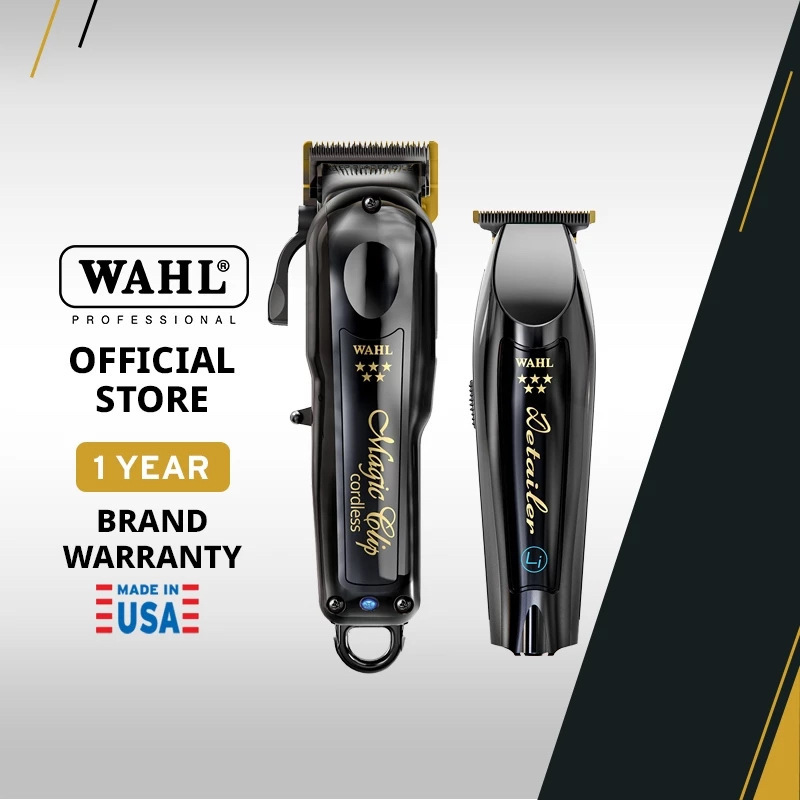 Cross-Border Version of Wahl Professional Electric Hair Clipper, Retro Hair Trimmer Wahl8171 Black Two-Piece Set