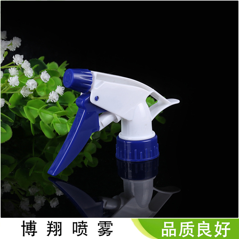 厂家供应塑料A枪手扣式清洁剂喷头 28/400细腻厨房洗涤剂喷雾器