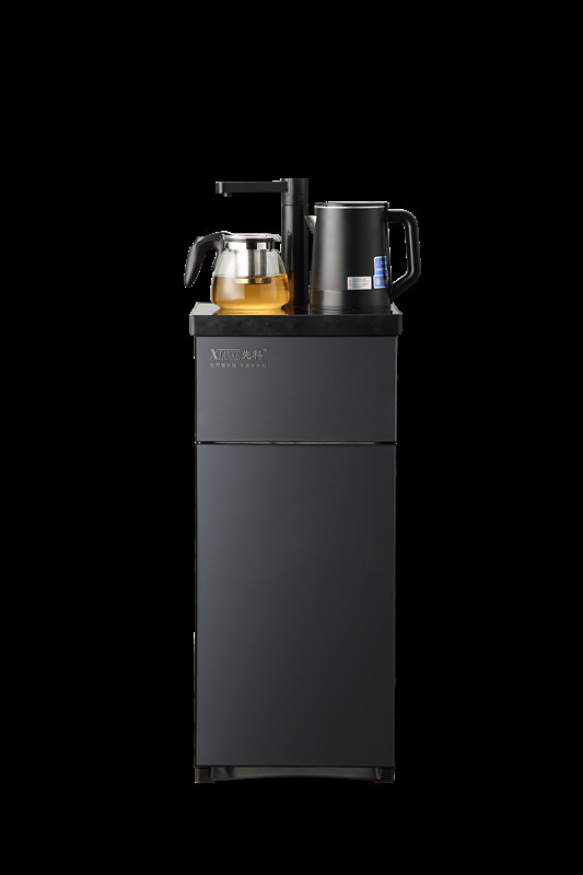 新型縦型茶バー機家庭用茶バー機家庭用縦型冷水機下にバケツを置くダブルポットの保温|undefined