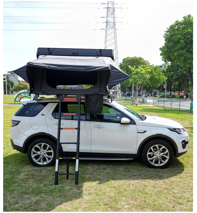 Cross-Border New Roof Tent Hard-Top Aluminum Alloy Travel Car Tent Outdoor Camping Self-Driving Tour Roof Tent